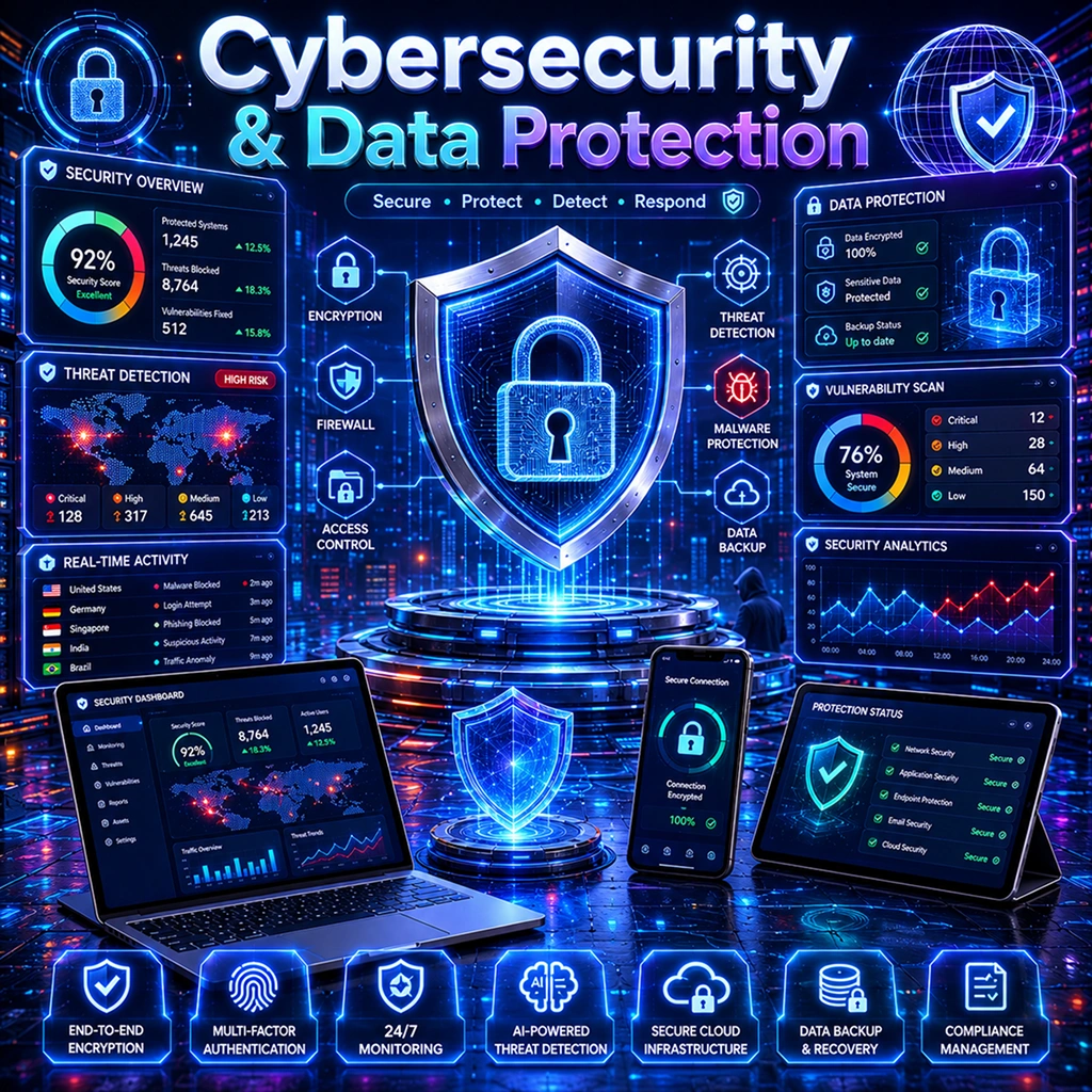 Cybersecurity and data protection solutions for startup